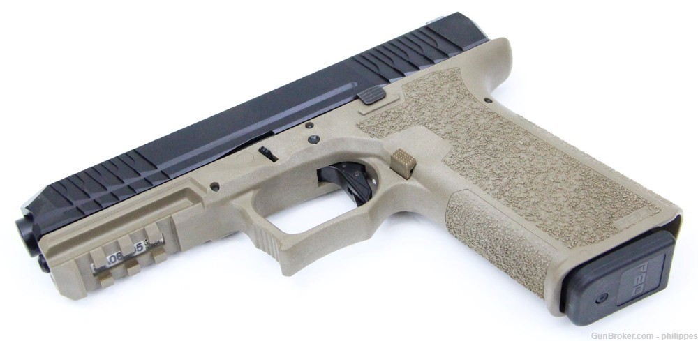 P80 PFS9 in FDE 9mm 17RD - Polymer 80 Complete Pistol Series-img-2