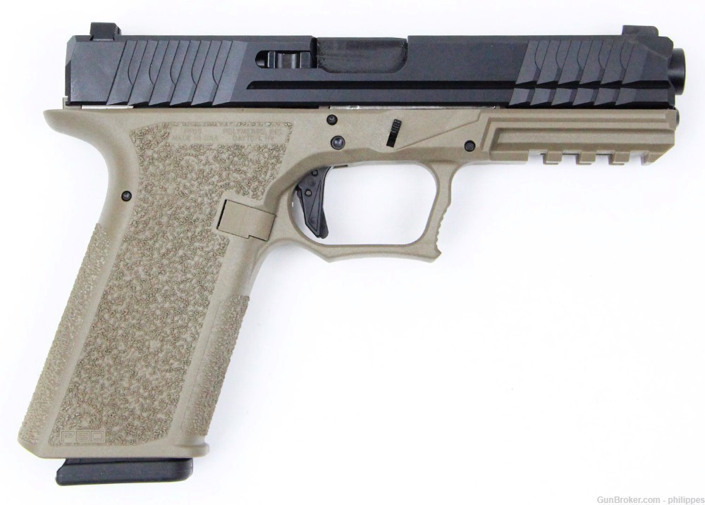 P80 PFS9 in FDE 9mm 17RD - Polymer 80 Complete Pistol Series-img-0