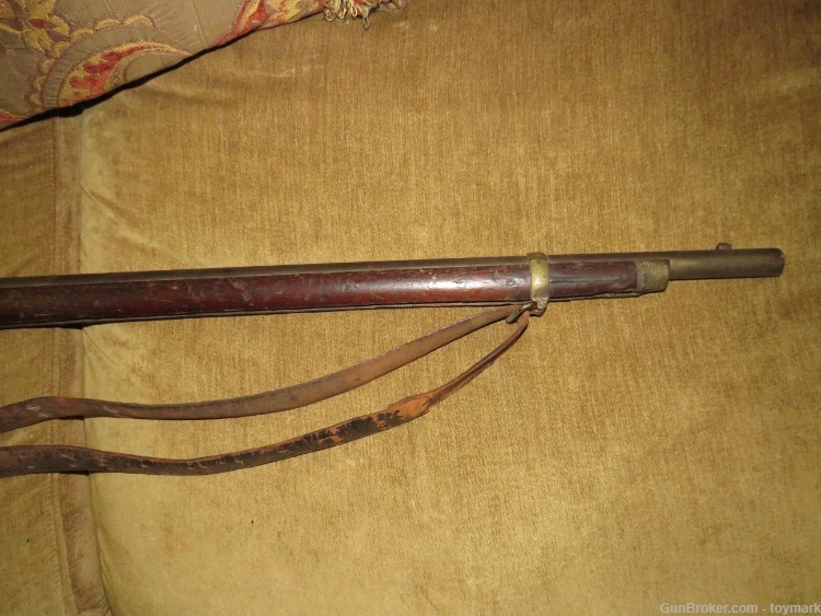 ANTIQUE U.S. SPRINGFIELD MODEL 1868 TRAPDOOR RIFLE .50-70 INDIAN WARS USED -img-5