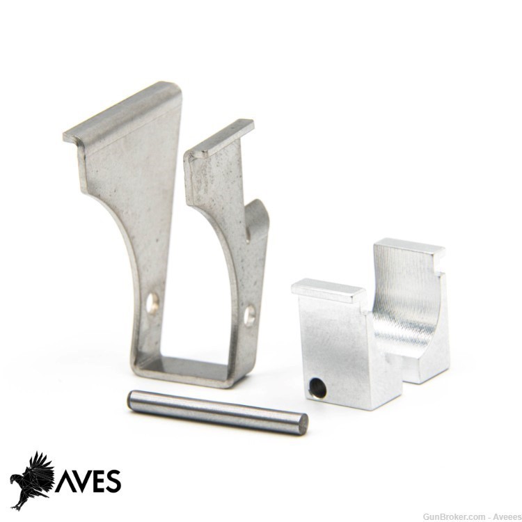 AVES FMDA DD26.2 Rail Kit Stainless Glock 26 REPAIR PARTS G26 NEW 3D NIB-img-0