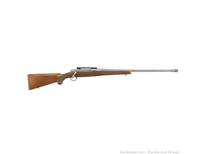 Ruger 57109 Hawkeye Hunter Bolt Rifle, 300 Win, 24" BBL, Walnut Stainless 