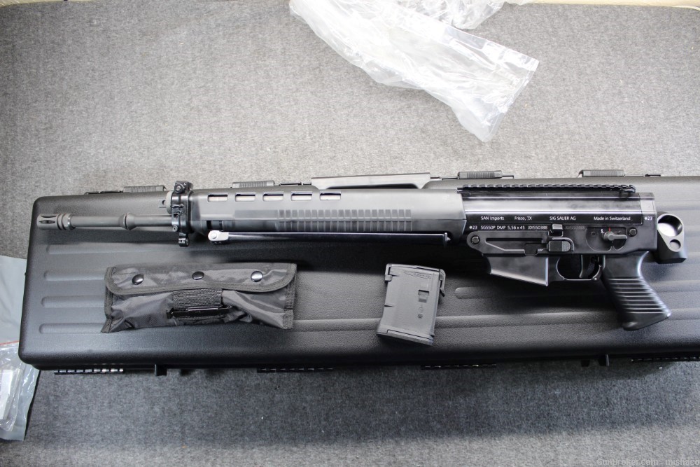 Rare Swiss Import SIG SG550 DMR 21"Threaded AR15 Stock&Mags SG550DMP Pistol-img-3