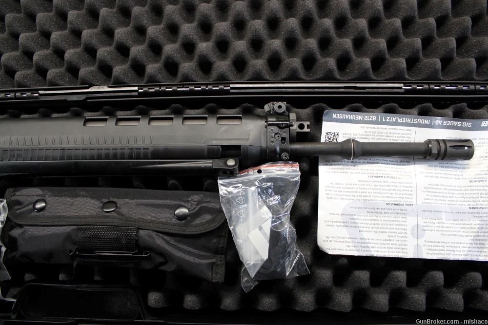 Rare Swiss Import SIG SG550 DMR 21"Threaded AR15 Stock&Mags SG550DMP Pistol-img-1