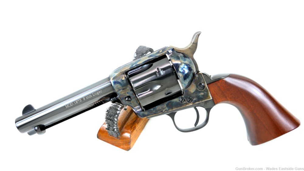 TAYLOR'S & CO UBERTI 1873 CATTLEMAN 9MM 4.75" SINGLE ACTION REVOLVER-img-0