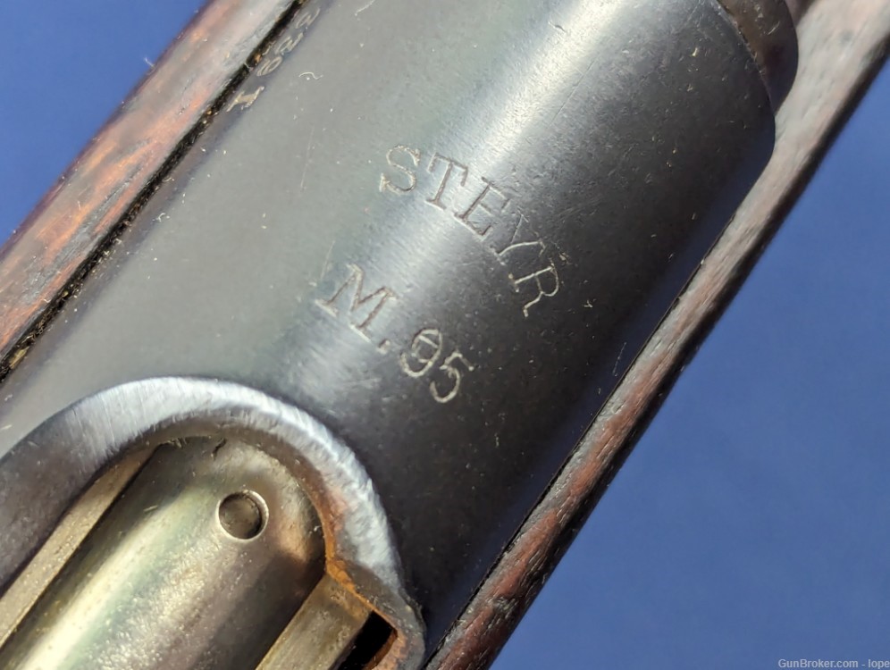 WWI Vintage Austrian Steyr M95 8x50 Military Rifle-img-9