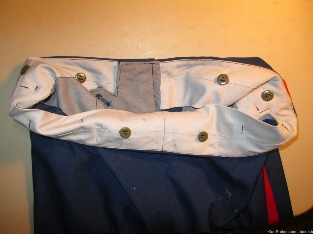 U.S.M.C. Marines Lot of Dress Blues Trousers, 1989, 1 Formal Set of Trouser-img-3