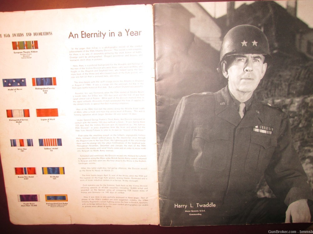 VICTORY Magazine U.S. 95th. Infantry Division in WW 2, Published-95th. Div.-img-1