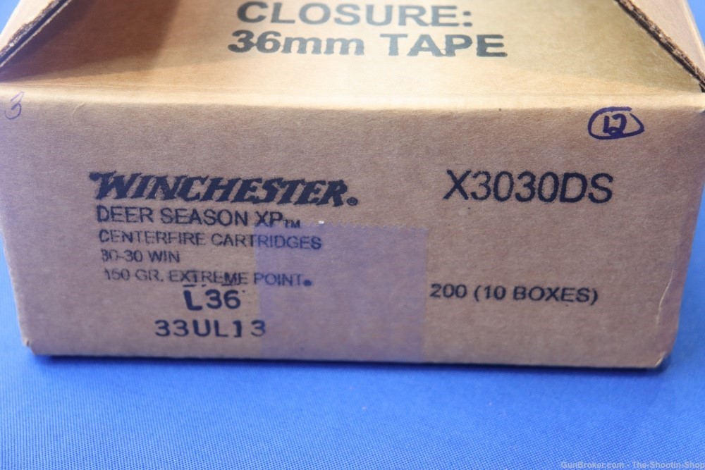 Winchester DEER SEASON 30-30 WIN Rifle Ammunition 200RD AMMO CASE 150GR XP -img-8