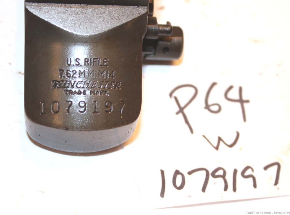 M14 Devilled Receiver Paper Weight "W”. -#P64-img-2