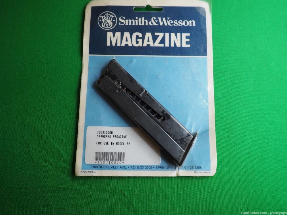 S&W Model 52 Magazine Smith & Wesson 38 Special 5rnd Wadcutter New -img-0