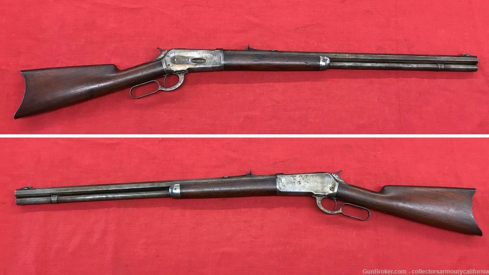 Winchester Model 1886 Octagonal Barrel Rifle With Casehardened Frame-img-34