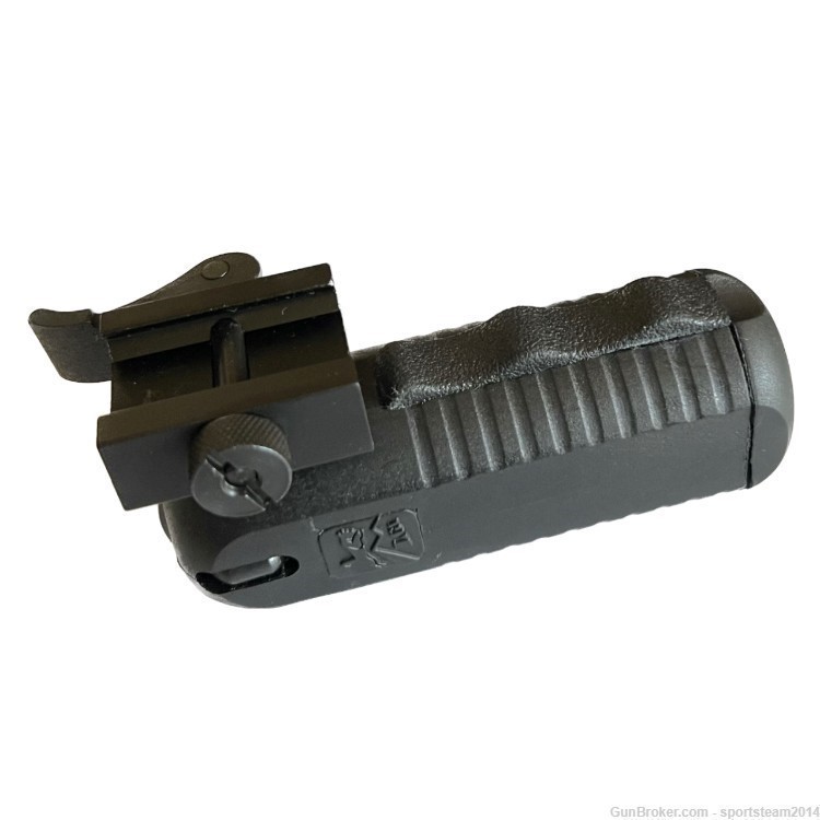 G01 Mlok Short Quick Release 5-Position Folding Foregrip with Rubber Grip-img-3