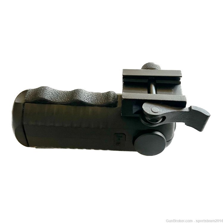 G01 Mlok Short Quick Release 5-Position Folding Foregrip with Rubber Grip-img-2