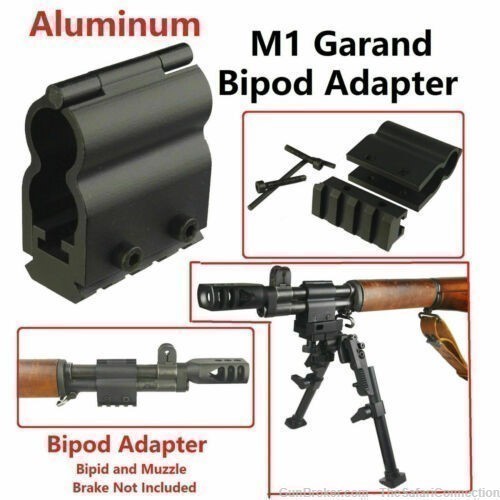 GunToolZ M1 Garand 20mm Rail Bipod & Accessory Mount-GREAT ITEM-LOW$$-img-1