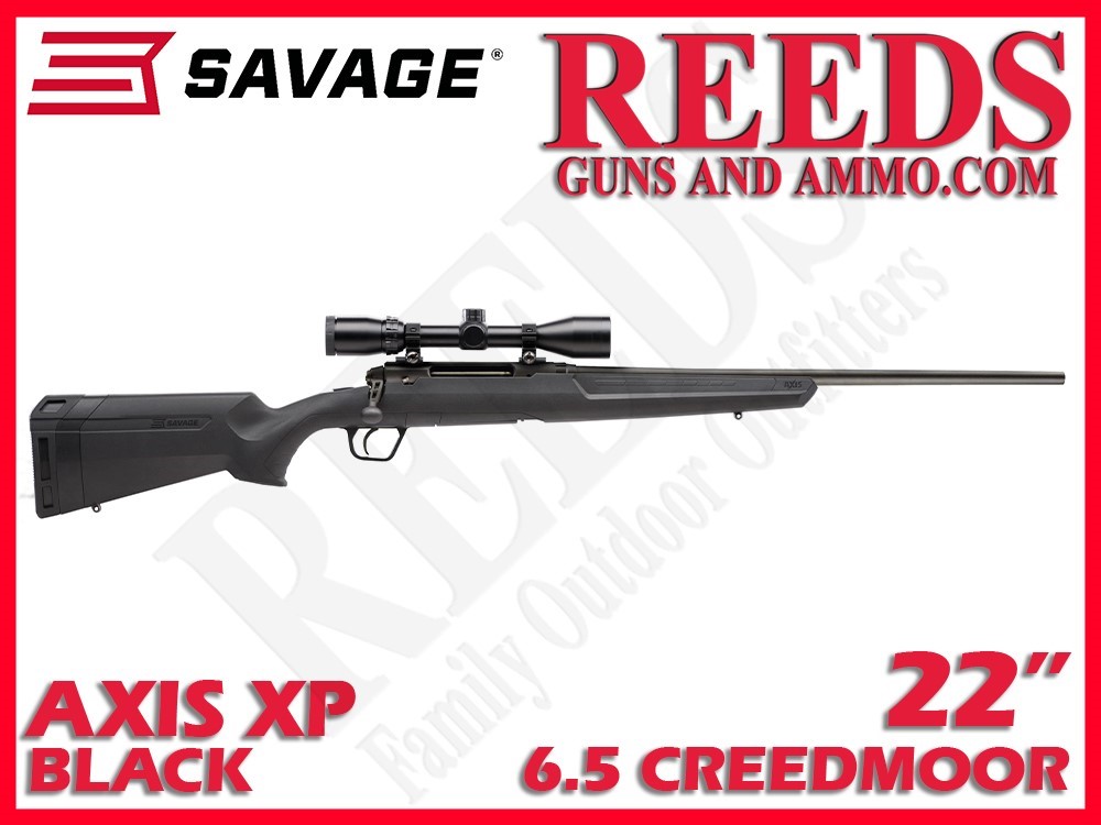 Savage Axis XP 3-9x40 Black 6.5 Creedmoor 22in 57259-img-0