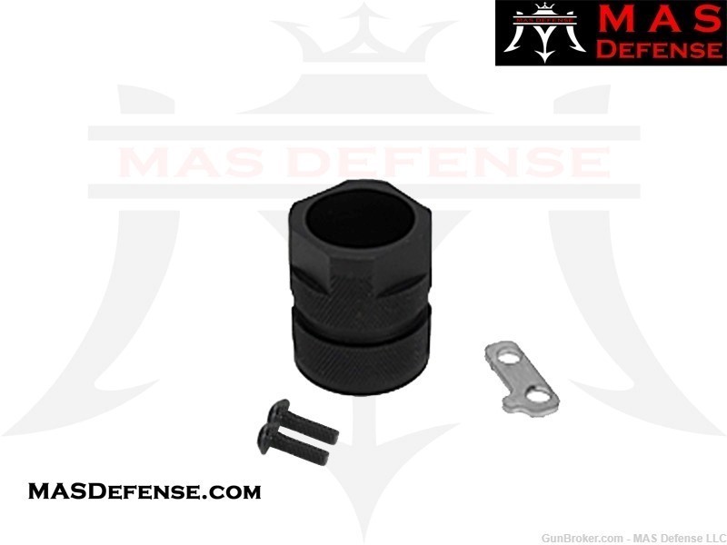 MAS DEFENSE 7.25" RIDGELINE M-LOK AR-15 QUAD RAIL - BLACK-img-1