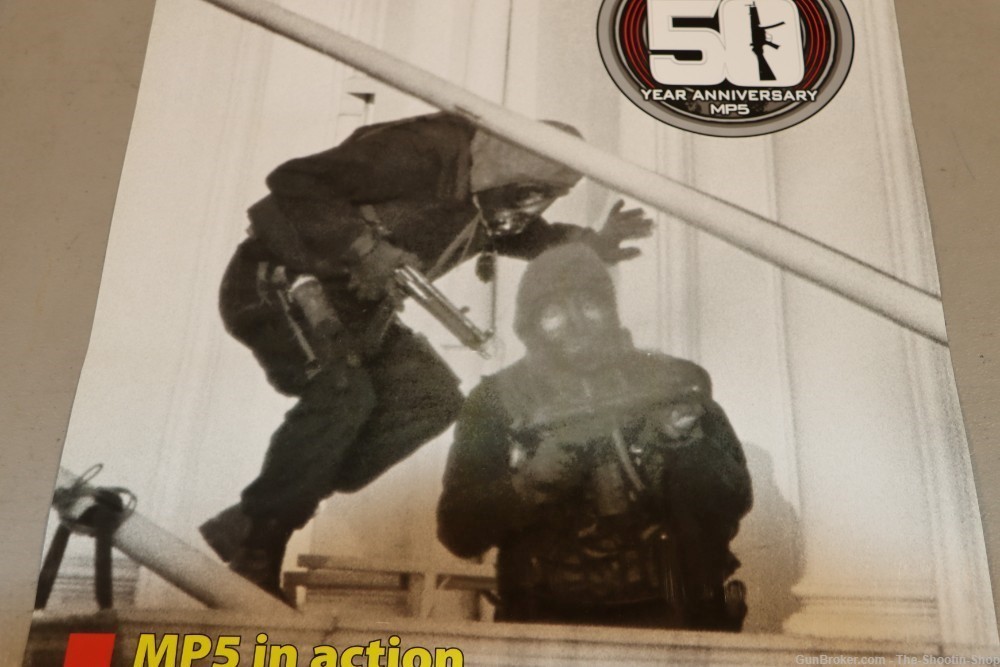 Heckler & Koch H&K 50th Anniversary Poster Operation Nimrod MP5 SAS SP5 HK -img-3