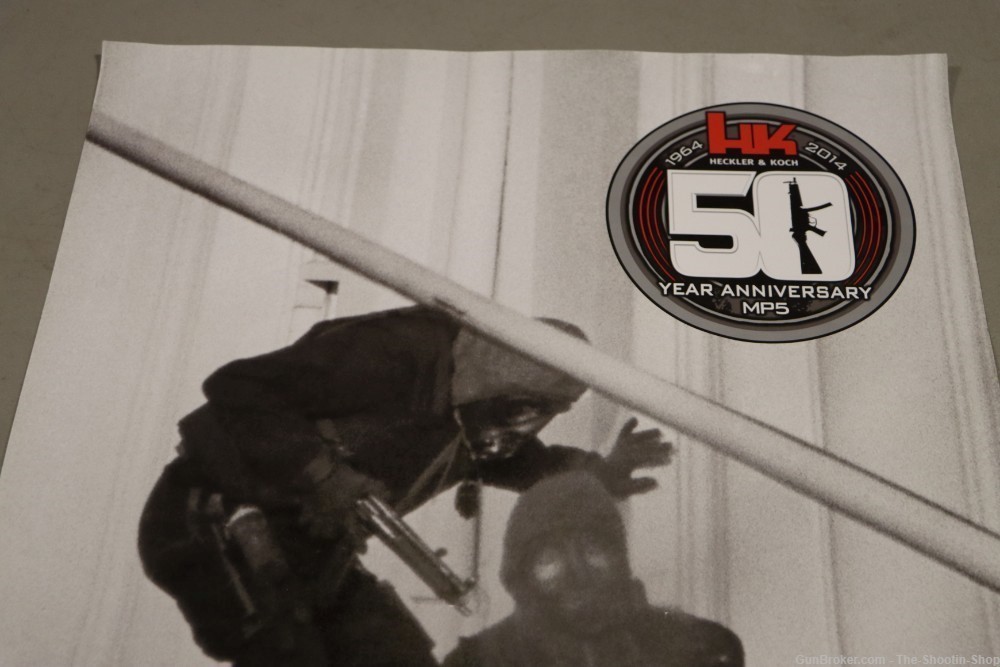Heckler & Koch H&K 50th Anniversary Poster Operation Nimrod MP5 SAS SP5 HK -img-2