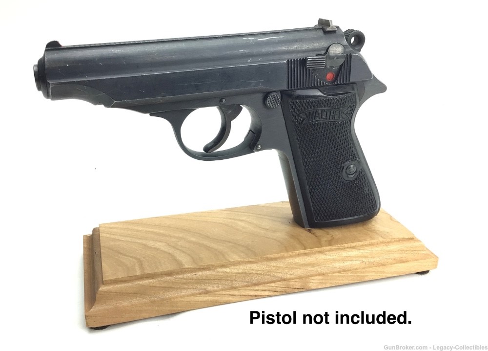 Walther PP / PPK  Display Stand - Solid Cherry 7.65mm -img-5
