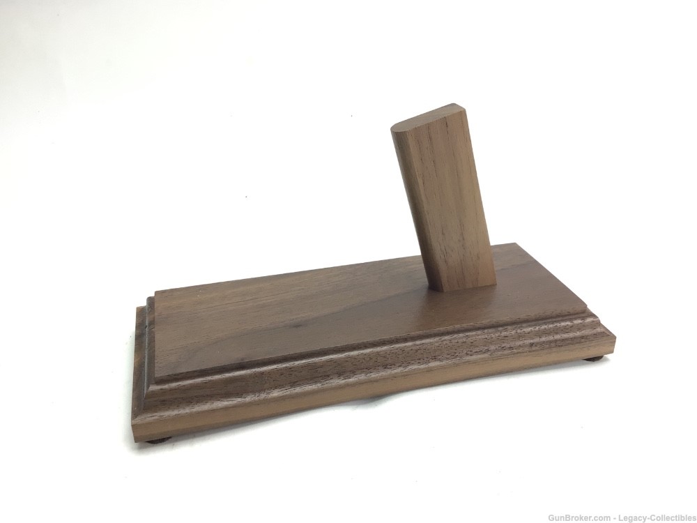 Walther PP / PPK Display Stand - Solid Walnut 7.65mm-img-1