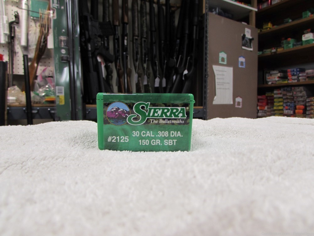 Sierra GameKing 30 cal 150 gr SBT bullets #2125-img-0
