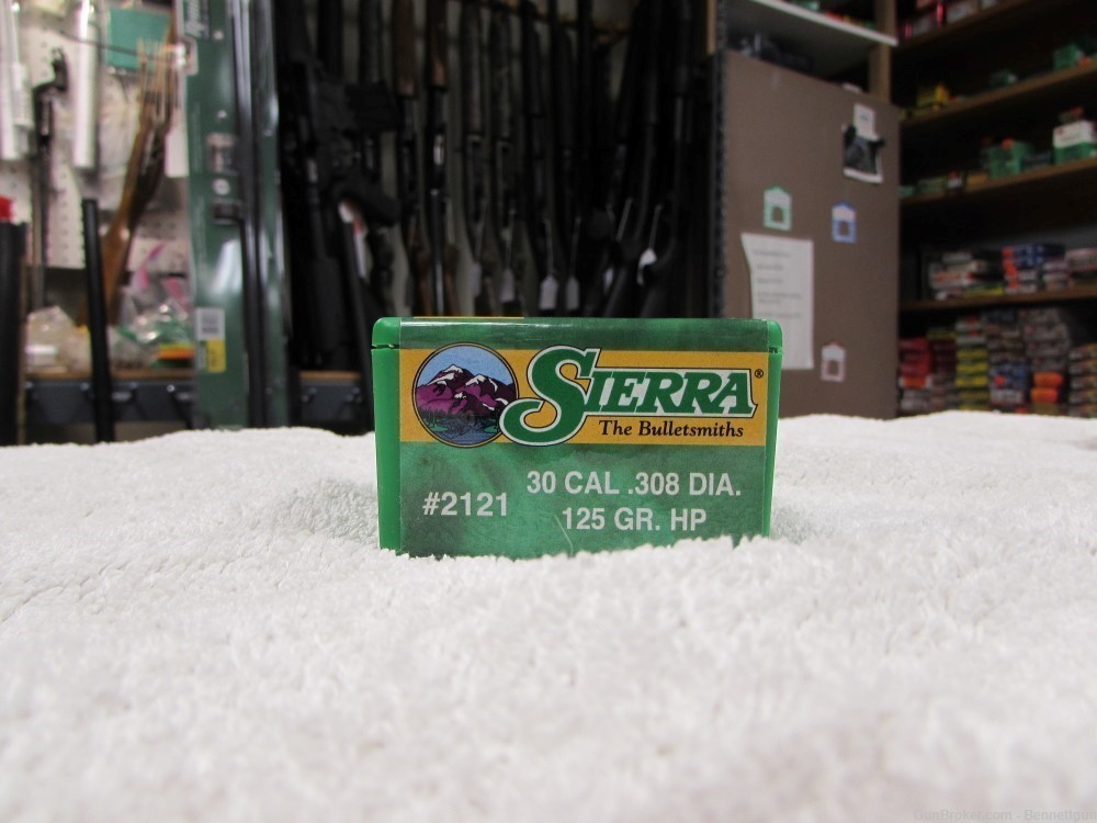 Sierra MatchKing 30 cal 125 gr HP bullets #2121-img-0