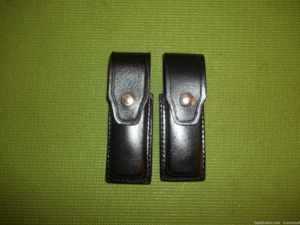 (2) G&G Double Stack Magazine Belt Carriers 9mm S&W Sig Springfield Ruger-img-0