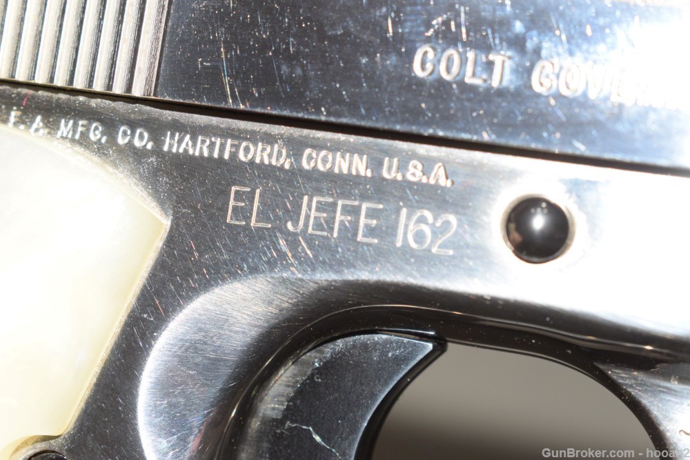 Outstanding Colt 1911 Series 80 El Jefe 38 Super 1911 #162 W Box Lew Horton-img-30