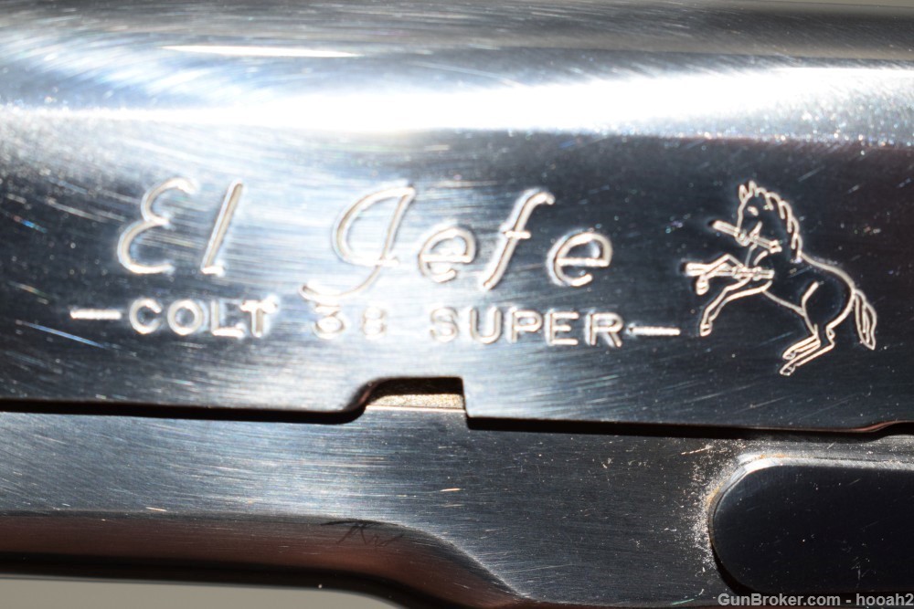 Outstanding Colt 1911 Series 80 El Jefe 38 Super 1911 #162 W Box Lew Horton-img-32