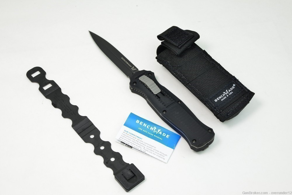 Benchmade 3300BK Infidel Tactical AUTO OTF Knife D2 with sheath AUTHENTIC-img-1