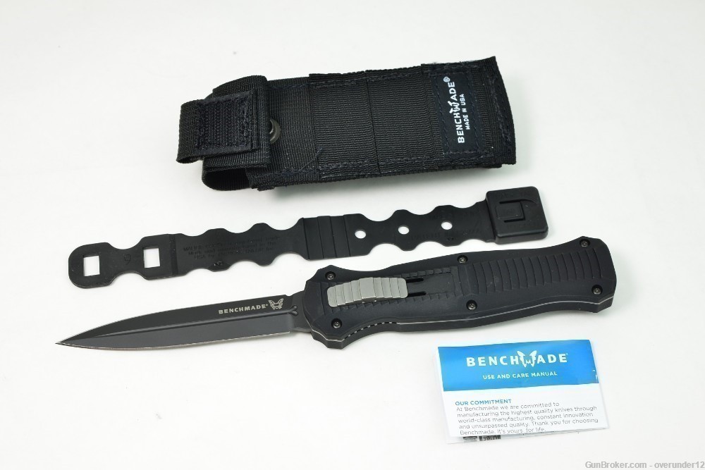 Benchmade 3300BK Infidel Tactical AUTO OTF Knife D2 with sheath AUTHENTIC-img-2
