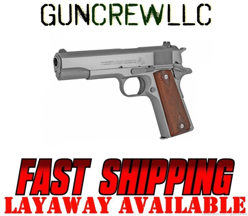 Colt O1911C-SS 1911 Classic Stainless Govt 45ACP 45 ACP SS 5" Layaway-img-0