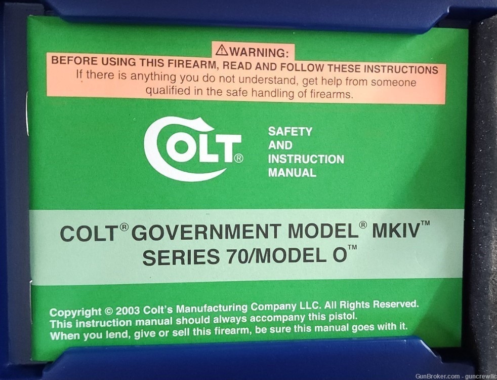 Colt O1911C-SS 1911 Classic Stainless Govt 45ACP 45 ACP SS 5" Layaway-img-3