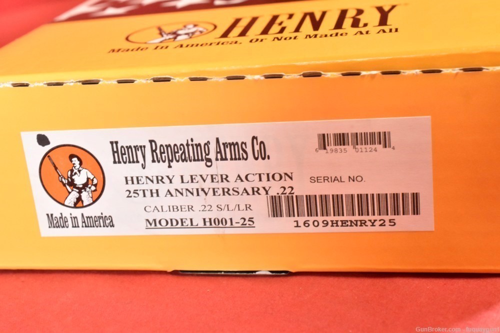 Henry Classic Lever Action 25th Anniversary #1609 of 5000 Henry Lever -img-12