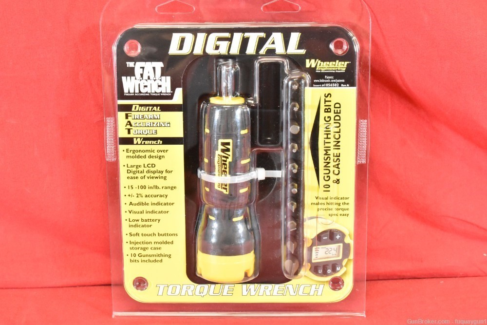 WHEELER Digital FAT Torque Wrench 710909 Accurizing Bit Driver-img-2