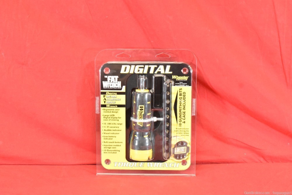 WHEELER Digital FAT Torque Wrench 710909 Accurizing Bit Driver-img-1