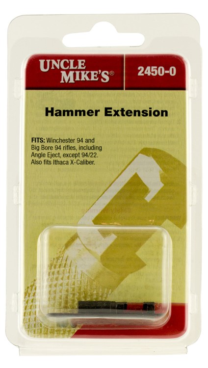 Uncle Mikes Hammer Extension  H&R, New England, Ruger Blackhawk Black Steel-img-0