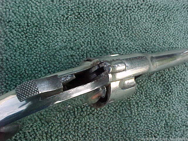 Antique " SMITH'S PATENT APRIL 15 1873 " Nickel 32 RF Pocket Pistol Revolve-img-7