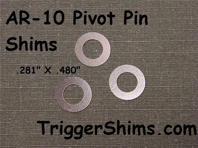 AR-10 Receiver Shims / Pivot Pin Shim AR10 6 Pak-img-0