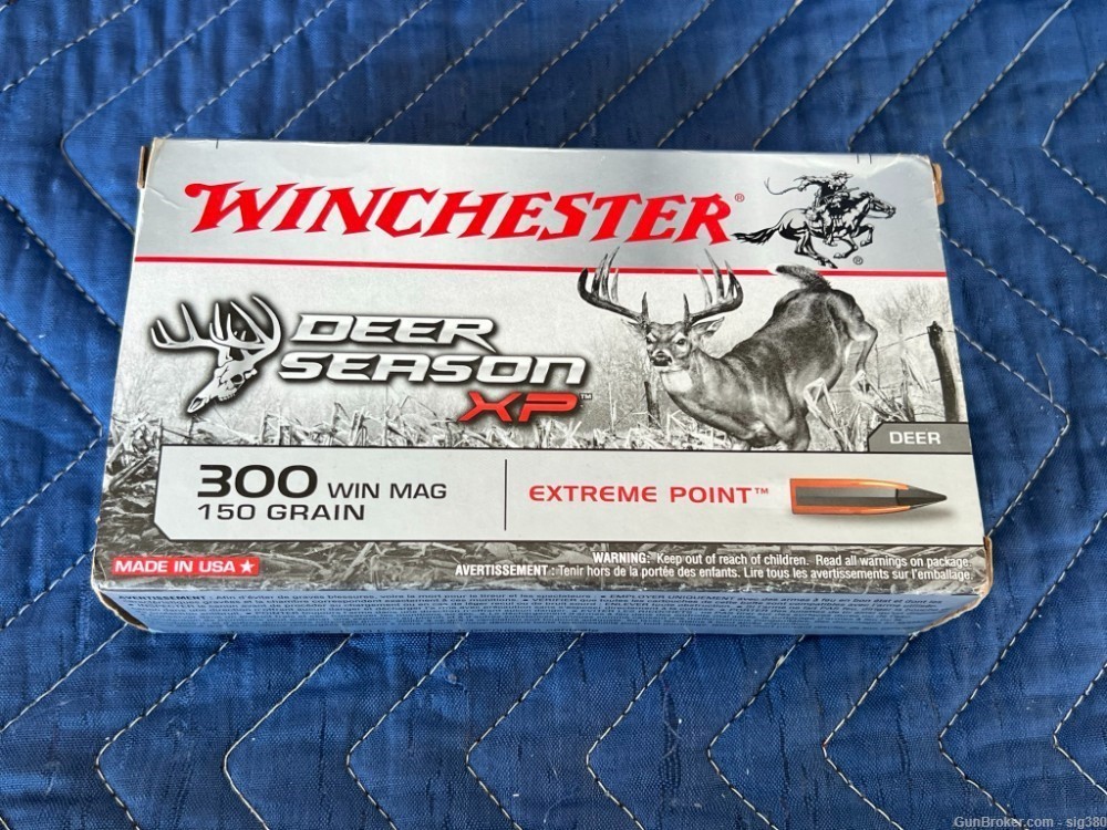 WINCHESTER DEER SEASON XP 300 WIN MAG 150GR EXTREME POINT AMMO-img-1