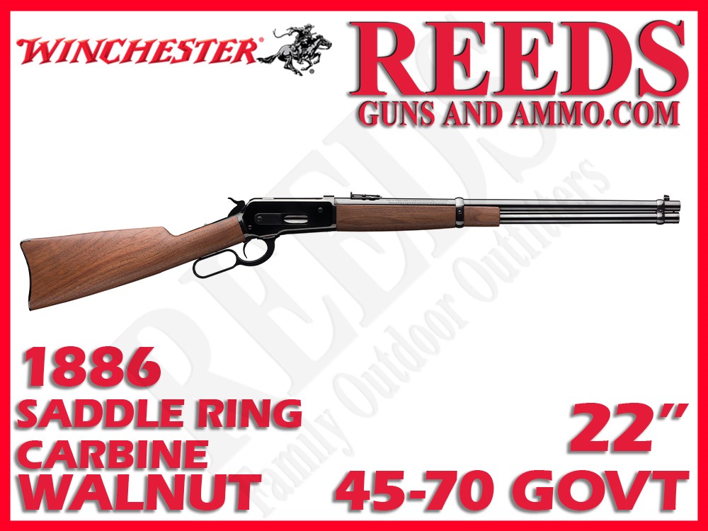 Winchester Model 1886 Saddle Ring Carbine Walnut 45-70 Govt 22in 534281142-img-0