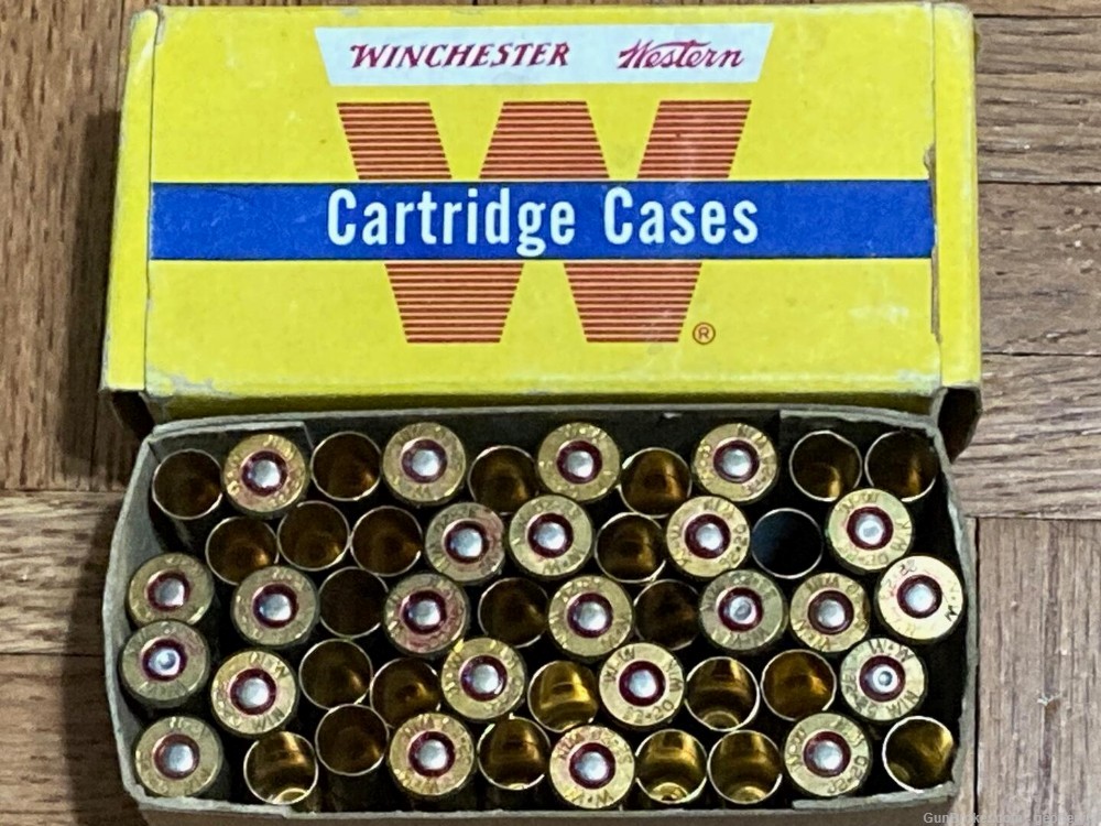 32-20 Win Brass Rifle Cases Winchester W-W New Primed 49 pcs-img-2