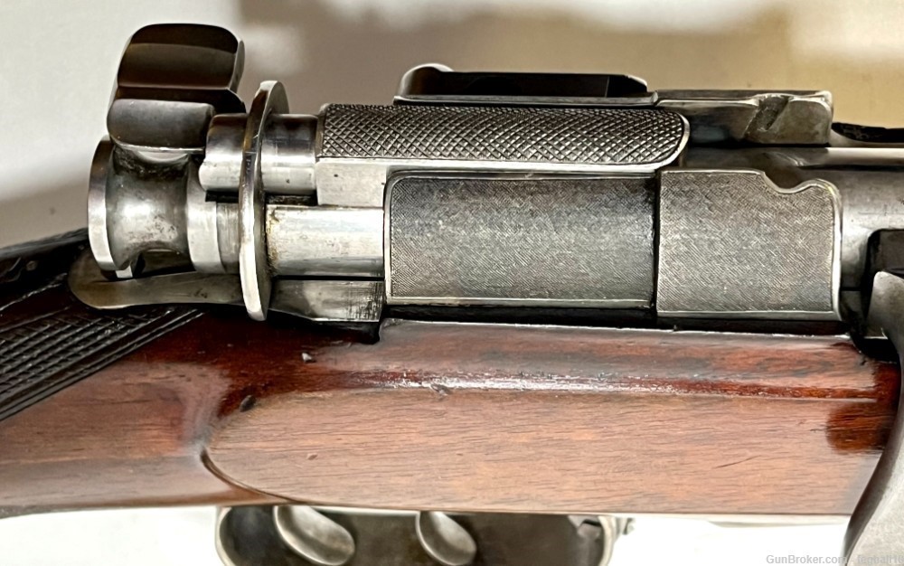 Haenel-Mannlicher 9x56 Mauser Rifle - VERY RARE! Hand engraved-img-41