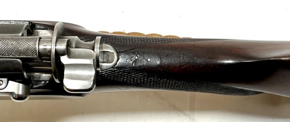 Haenel-Mannlicher 9x56 Mauser Rifle - VERY RARE! Hand engraved-img-26