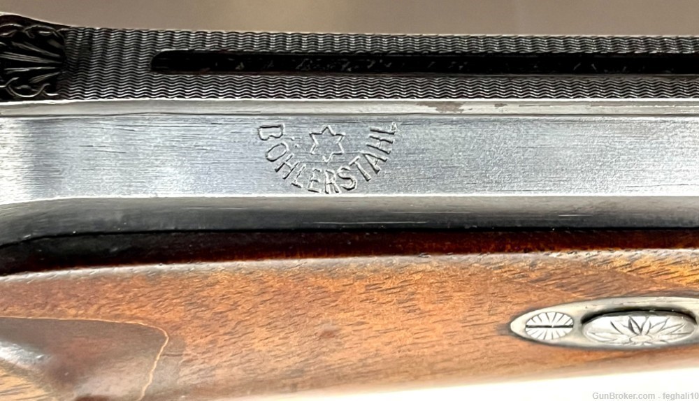 Haenel-Mannlicher 9x56 Mauser Rifle - VERY RARE! Hand engraved-img-39