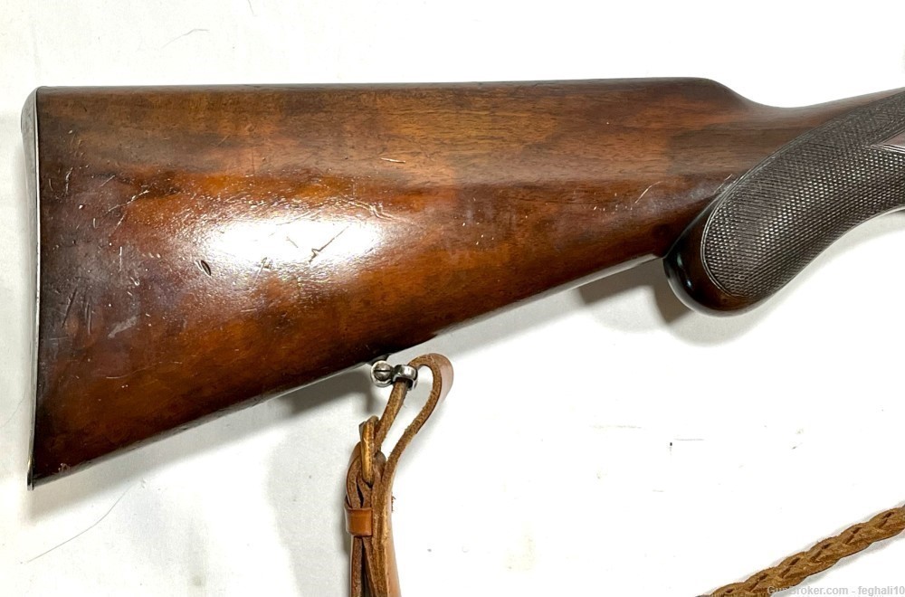 Haenel-Mannlicher 9x56 Mauser Rifle - VERY RARE! Hand engraved-img-2