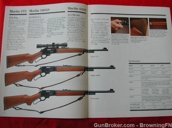 Orig Marlin 1981 Catalog Model .375 Winchester-img-5