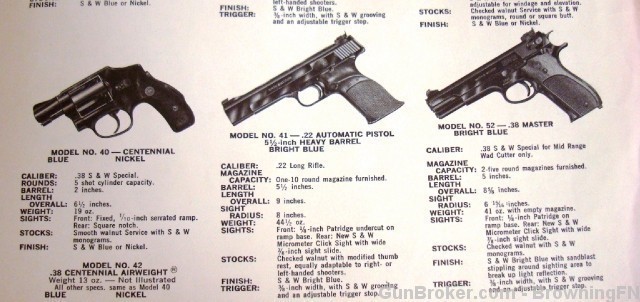 Orig S&W Price List All Models 4 Pages 1973-img-6