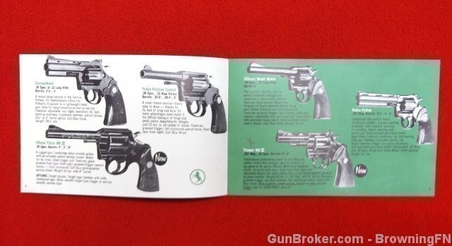 Orig Colt Handgun & Long Gun Catalog 1969-img-1
