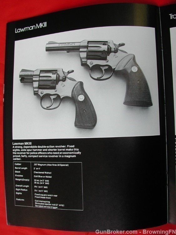 Orig Colt 1982 Catalog Python National Match Ace Government Model-img-6